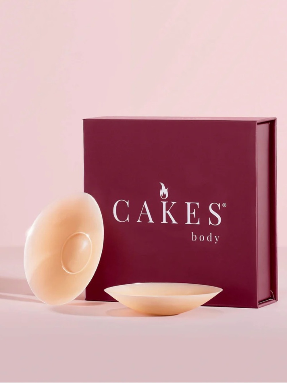 Cakes Body Nipple Covers in Honey NIB Size Itty Bitty Adhesive Free - Silicone